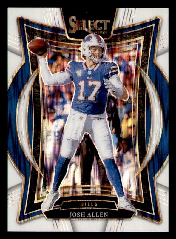 2024 Select White Prizm Shock Josh Allen