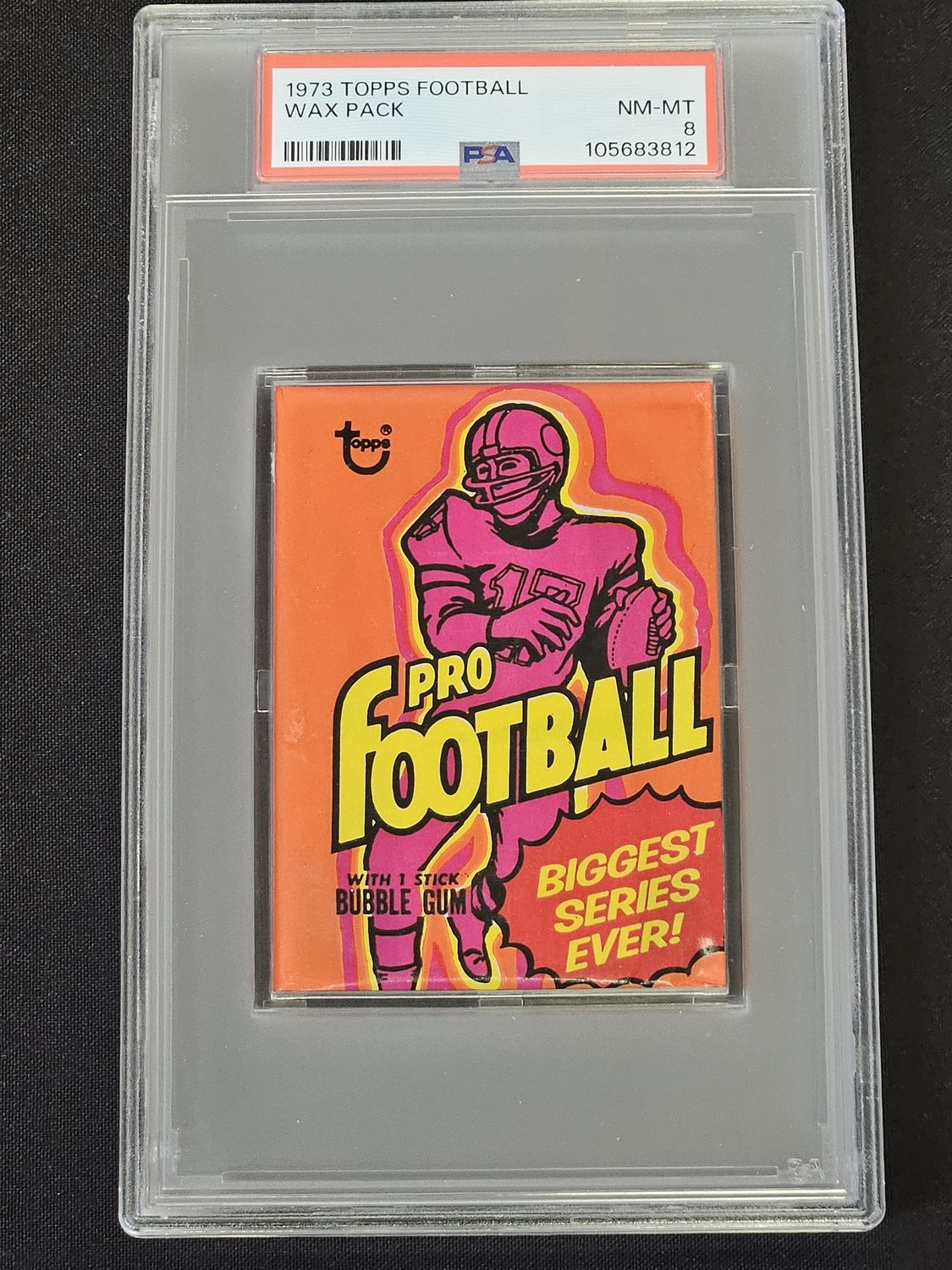 1973 Topps Football Wax Pack PSA 8 NM/MT