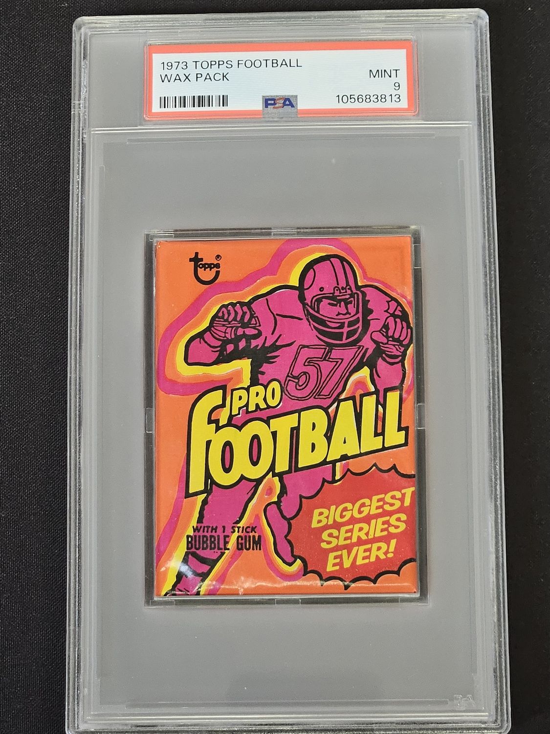 1973 Topps Football Wax Pack PSA 9