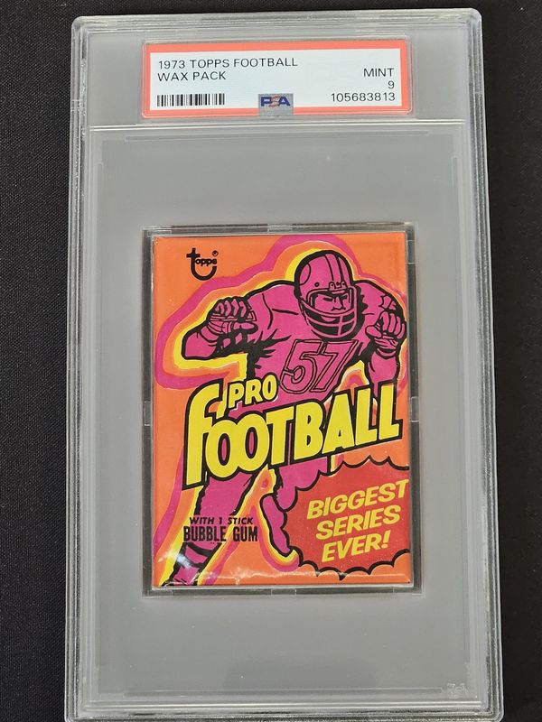 1973 Topps Football Wax Pack PSA 9