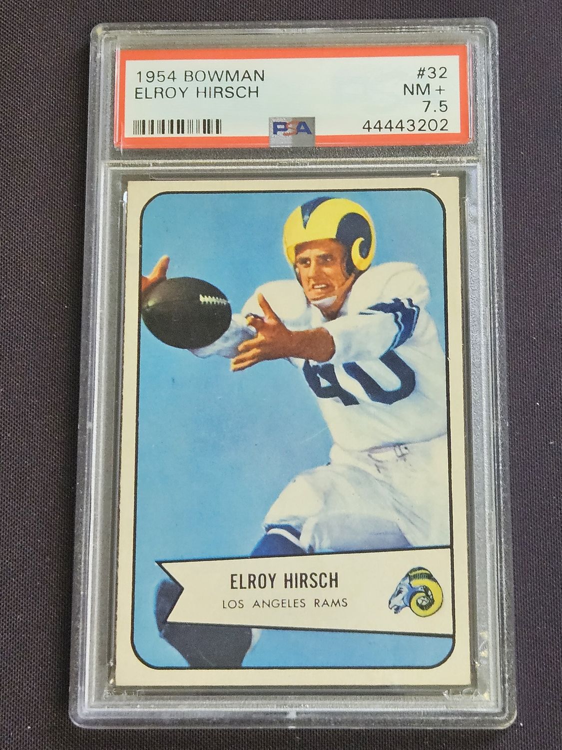 1954 Bowman #32 Elroy Hirsch PSA 7.5