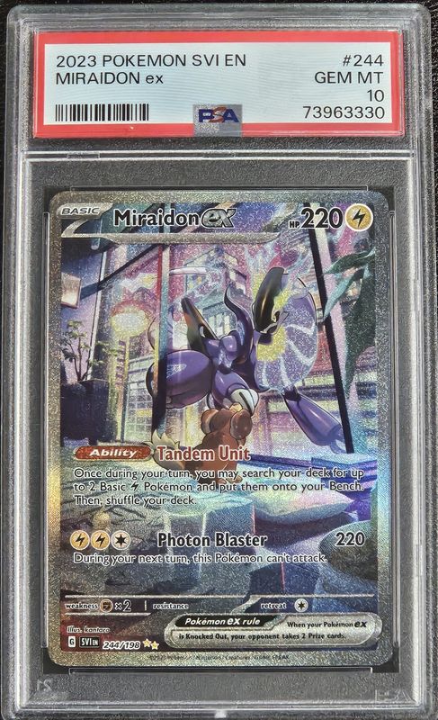 2023 SVI EN Miraidon ex PSA 10 Spec Illus Rare