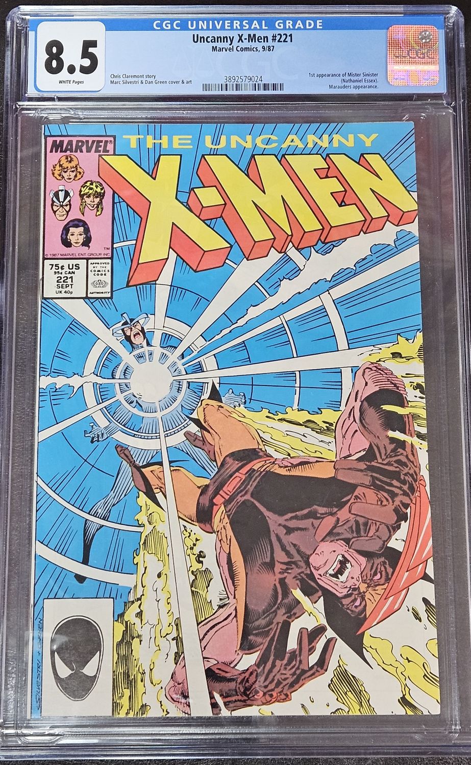 Uncanny X-Men 221, 1987 CGC 8.5
