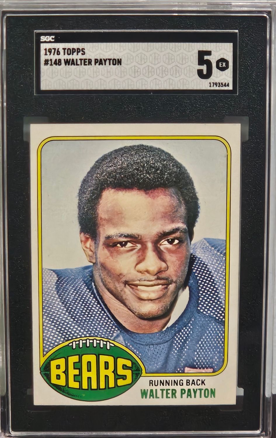 1976 Topps 148 Walter Payton SGC 5 EX