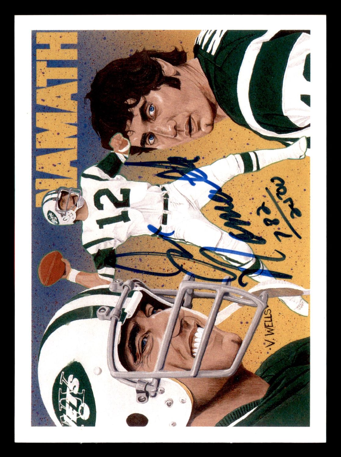 1991 Upper Deck Joe Namath Auto NM