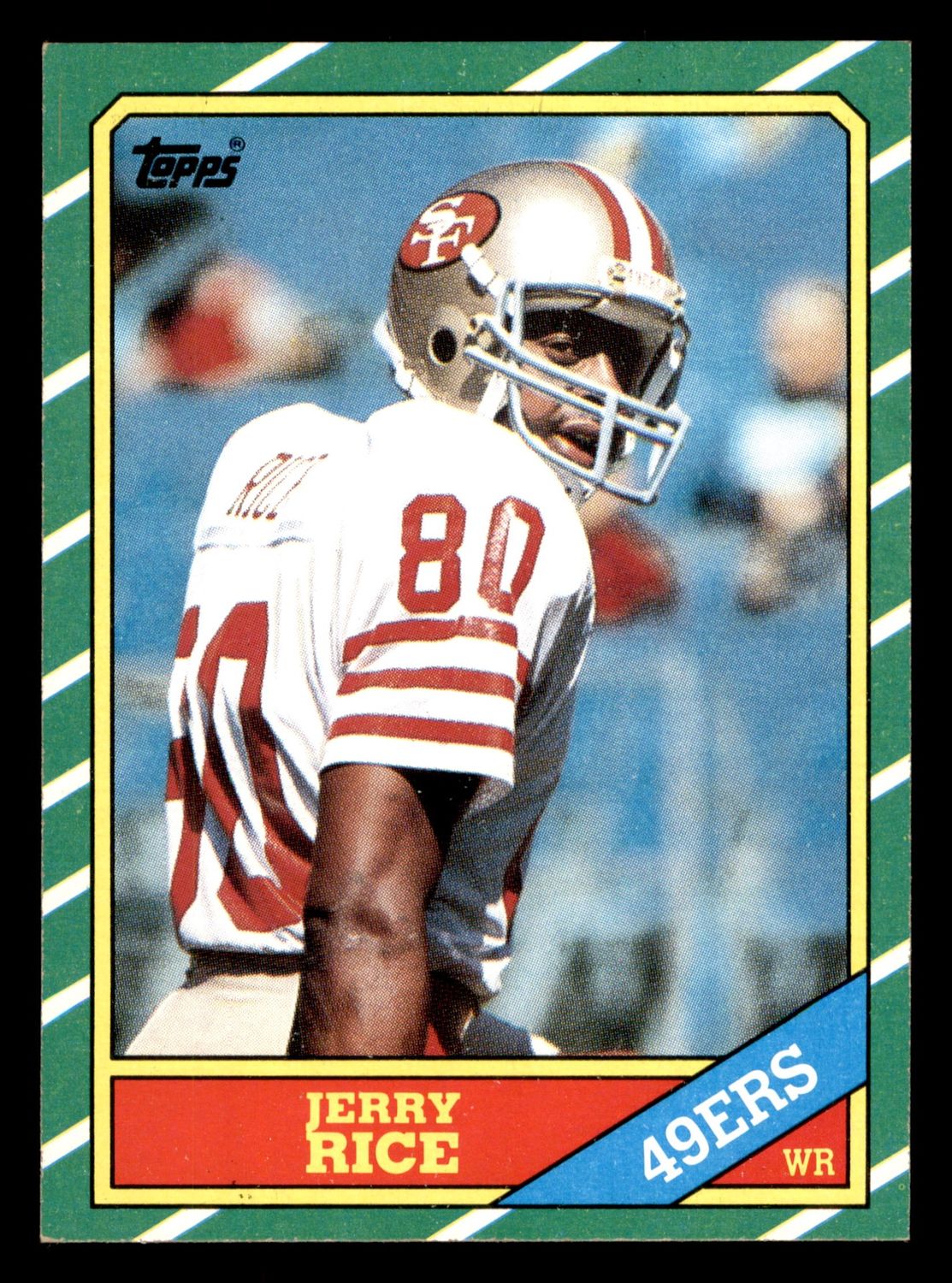 1986 Topps 161 Jerry Rice EX/MT