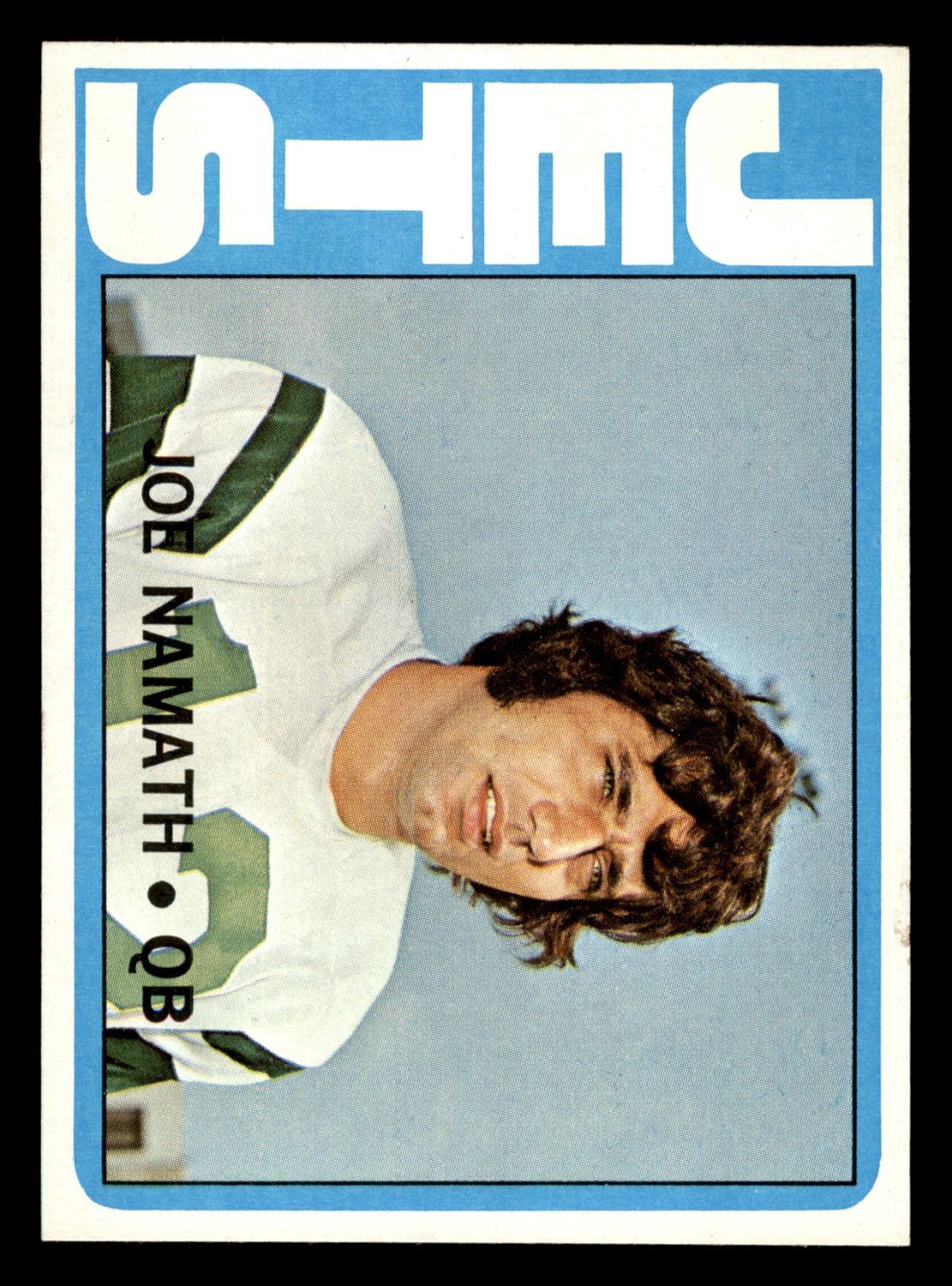 1972 Topps 100 Joe Namath EX+