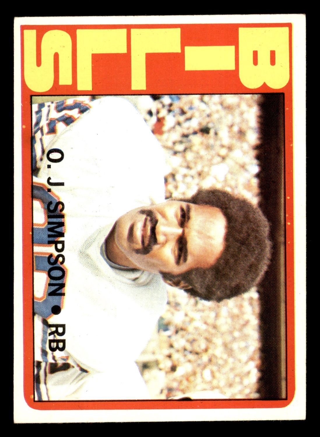 1972 Topps 160 OJ Simpson EX