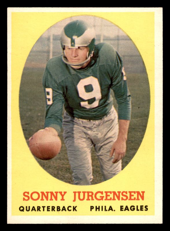 1958 Topps 90 Sonny Jurgensen EX/MT