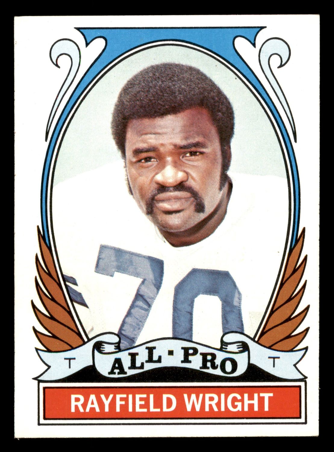 1972 Topps 266 Rayfield Wright AP EX/MT