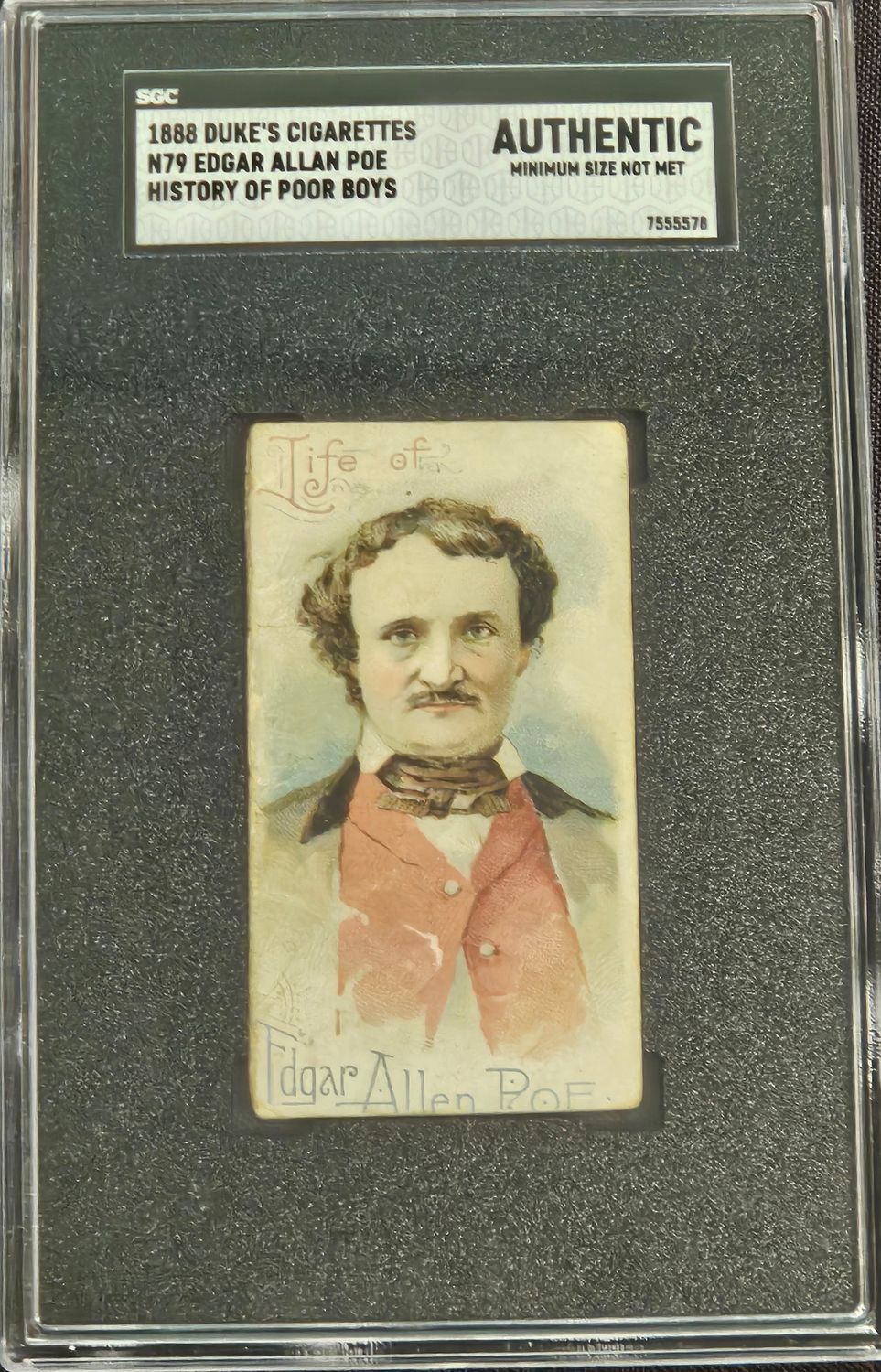 1888 N79 Edgar Allan Poe SGC A