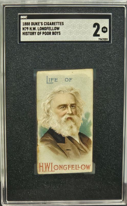 1888 N79 H.W. Longfellow SGC 2 GD