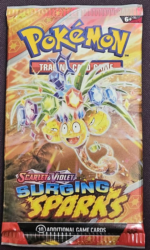 Pokemon Surging Sparks booster pack