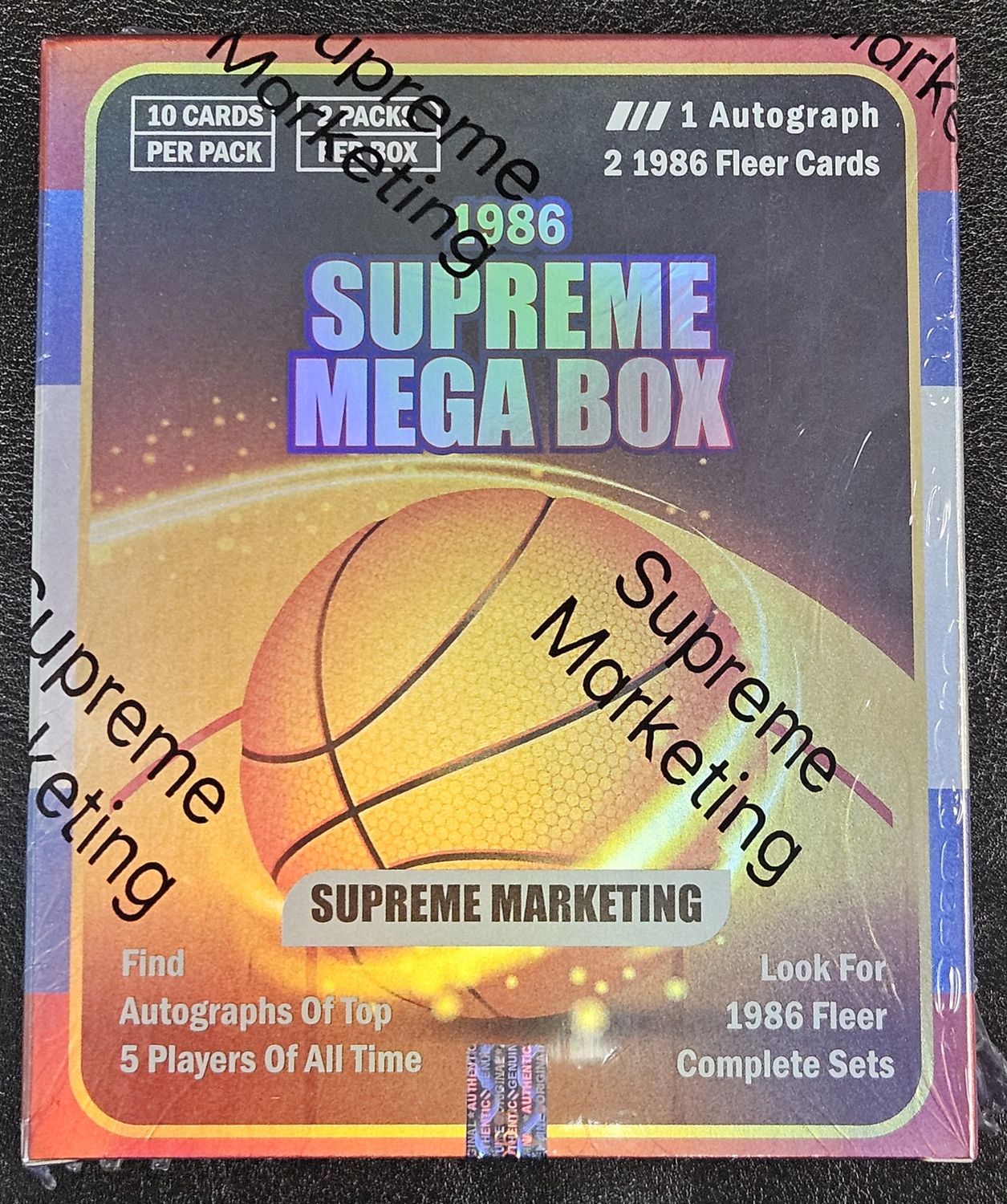 2025 Supreme 1986 Fleer Basketball Mega Box