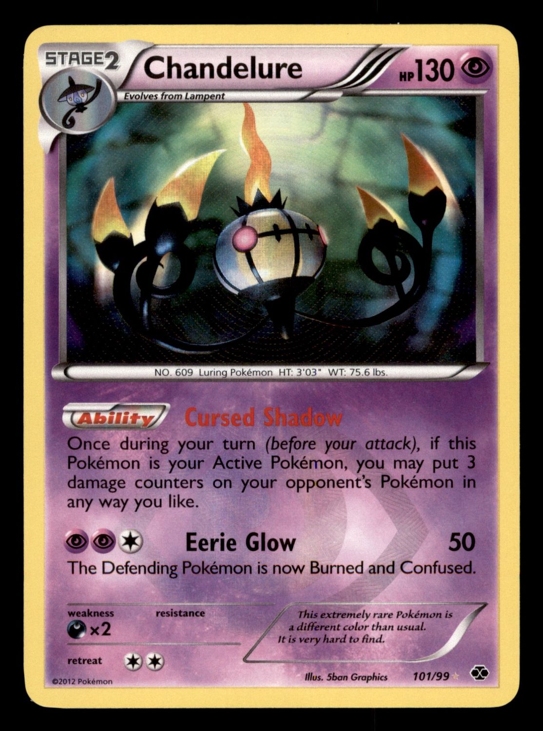 Chandelure 101/99 NM