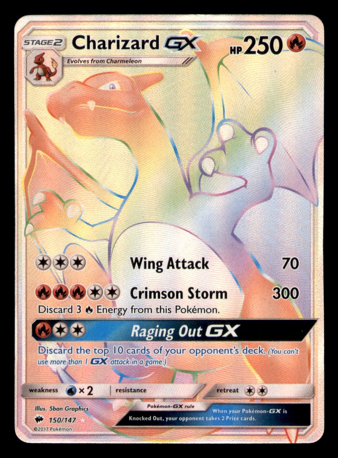 Charizard GX 150/147 NM