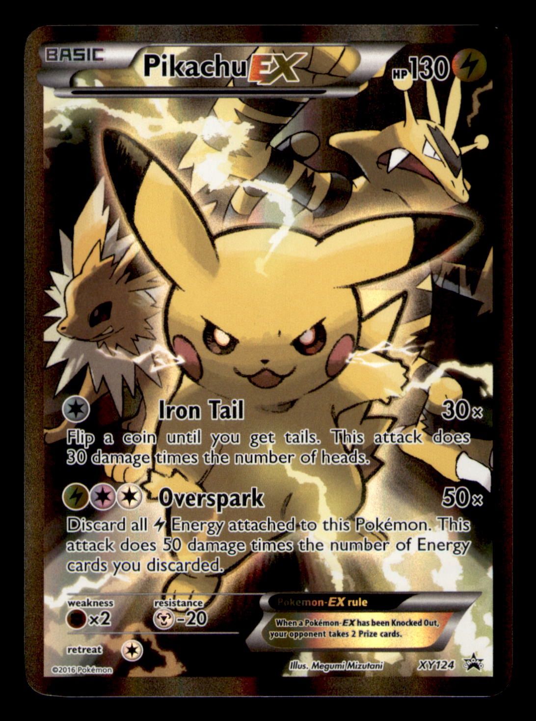 Pikachu EX XY 124 MINT