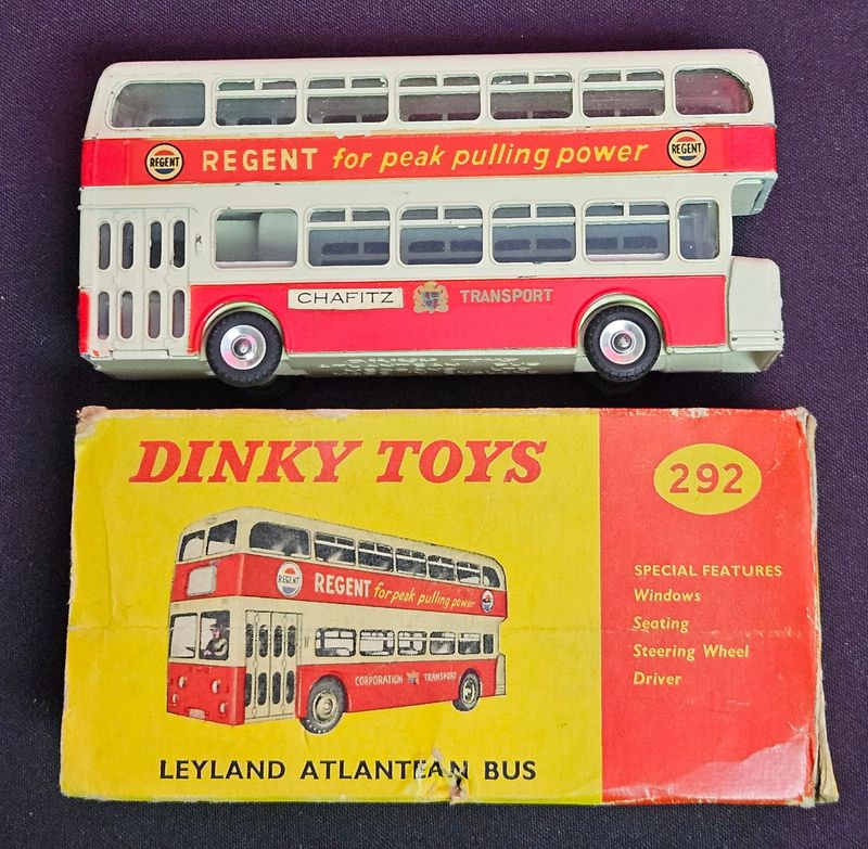 Dinky Toys #292 Leyland Atlantian Bus With Box