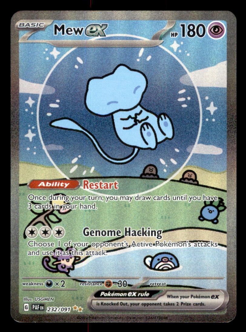 2024 Paldean Fates Mew EX 232/091 LP