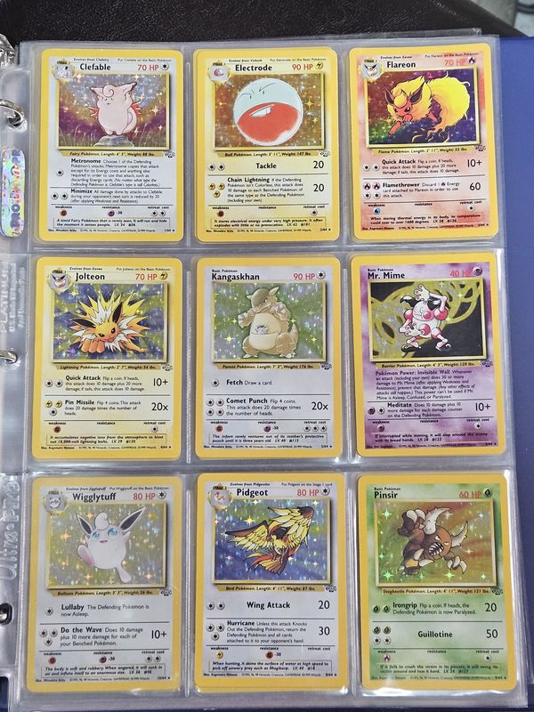 1999 Pokemon Jungle Near Complete Set