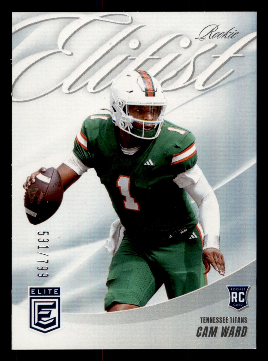 2025 Donruss Elite Elitest Cam Ward 531/799