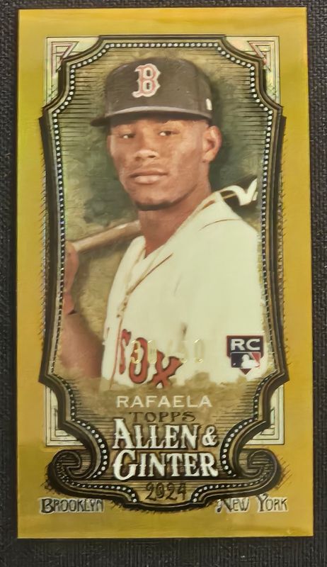 2024 Allen &amp; Ginter Ceddanne Rafaela Gold Refractor /50