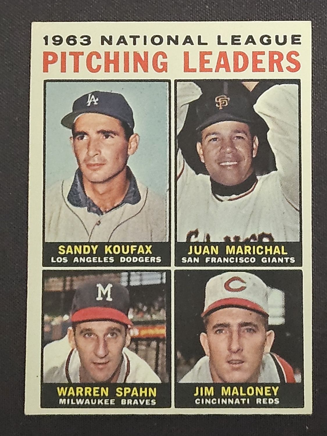 1964 Topps 3 Pitching Leaders VG/EX