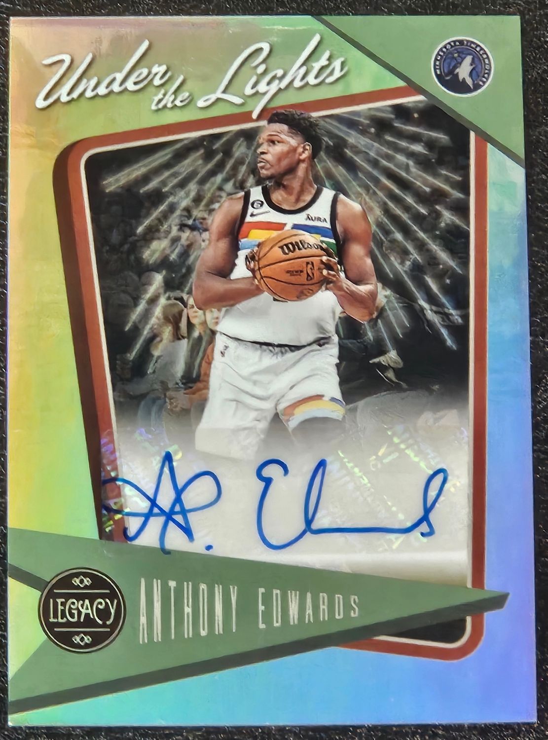 2022-23 Chronicles Legacy Anthony Edwards Auto