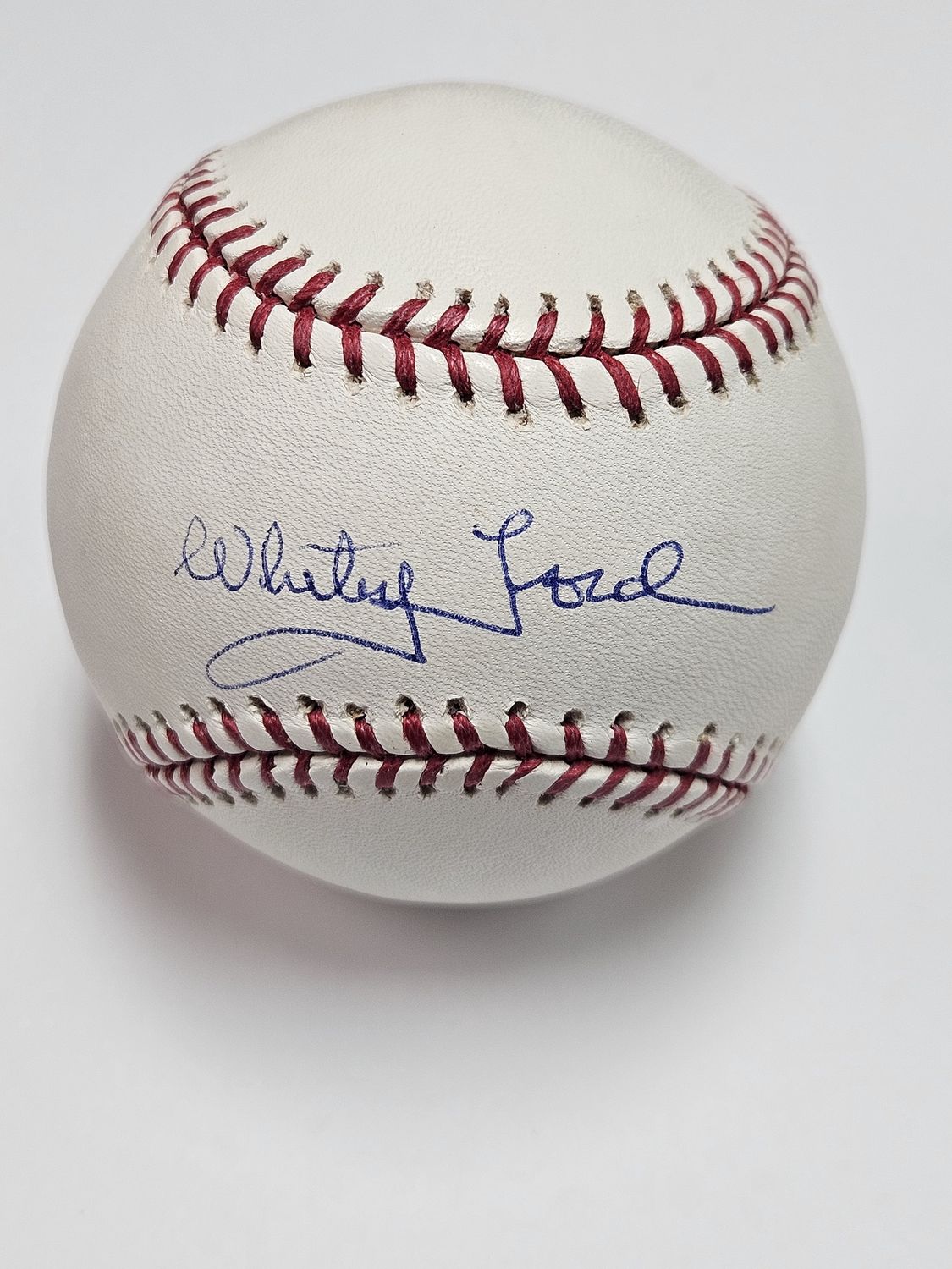 Whitey Ford Single Signed Baseball Tristar
