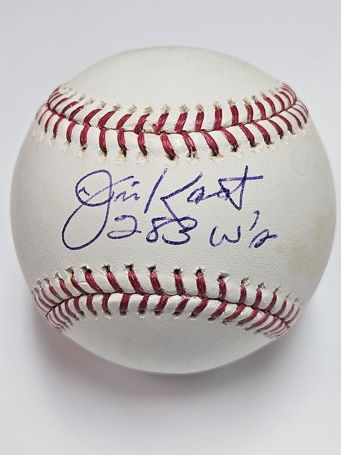 Jim Kaat Single Signed Baseball No Cert
