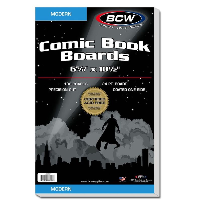Modern Comic Backboard (100)