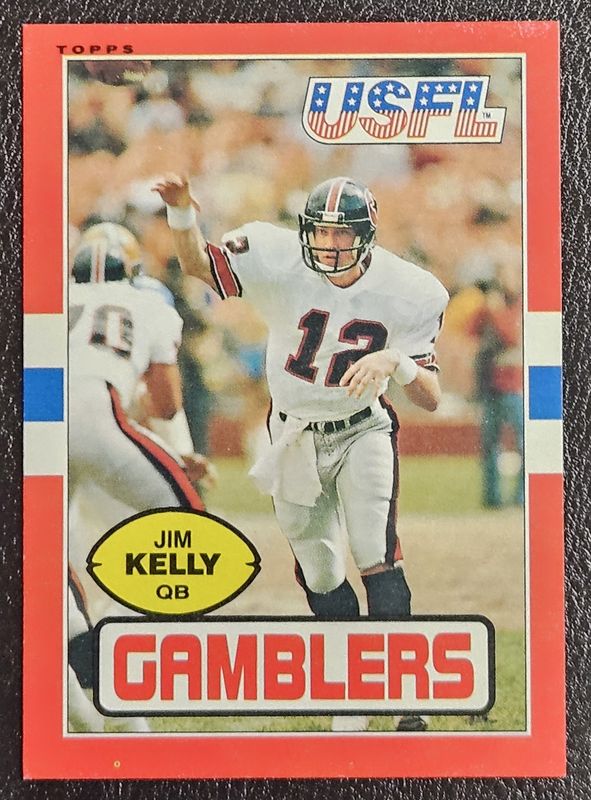 1985 Topps USFL #45 Jim Kelly NM