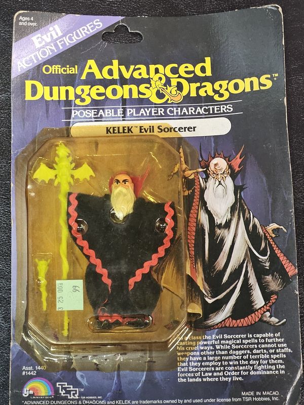 D&amp;D Kelek Evil Sorcerer On Card NOS