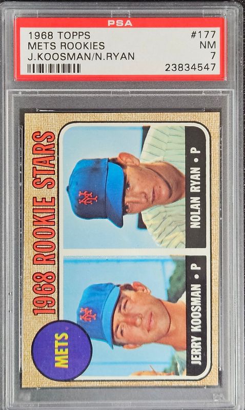 1968 Topps #177 Nolan Ryan PSA 7