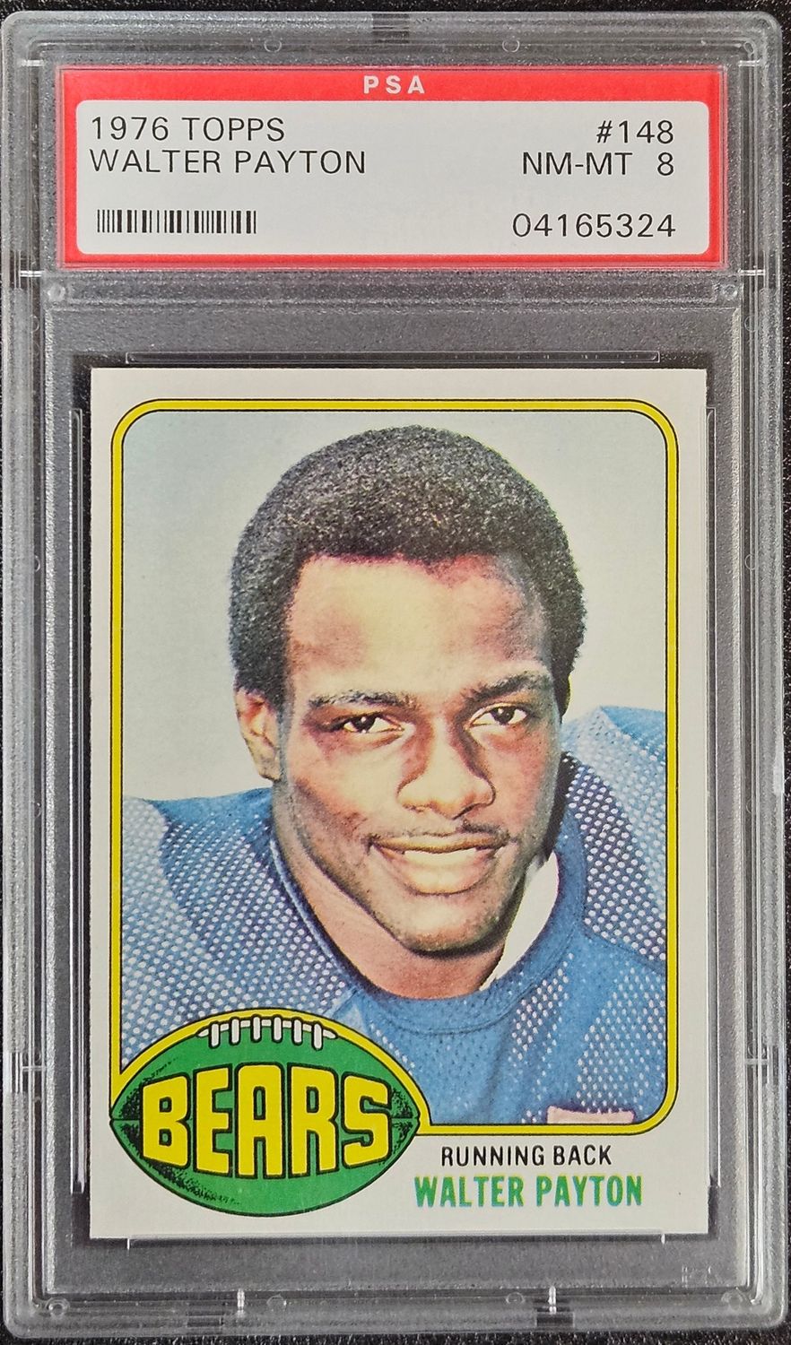1976 Topps #148 Walter Payton PSA 8