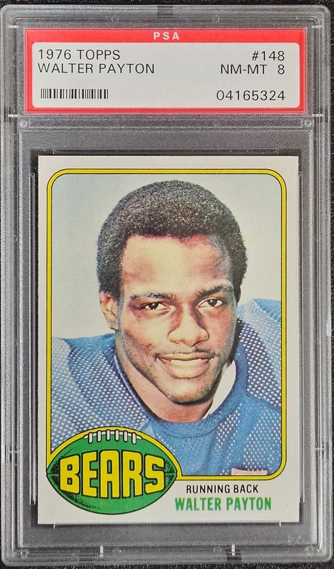 1976 Topps #148 Walter Payton PSA 8