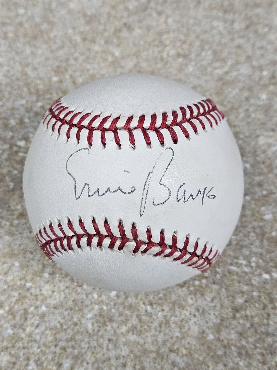 Ernie Banks Signed Baseball JSA Certified