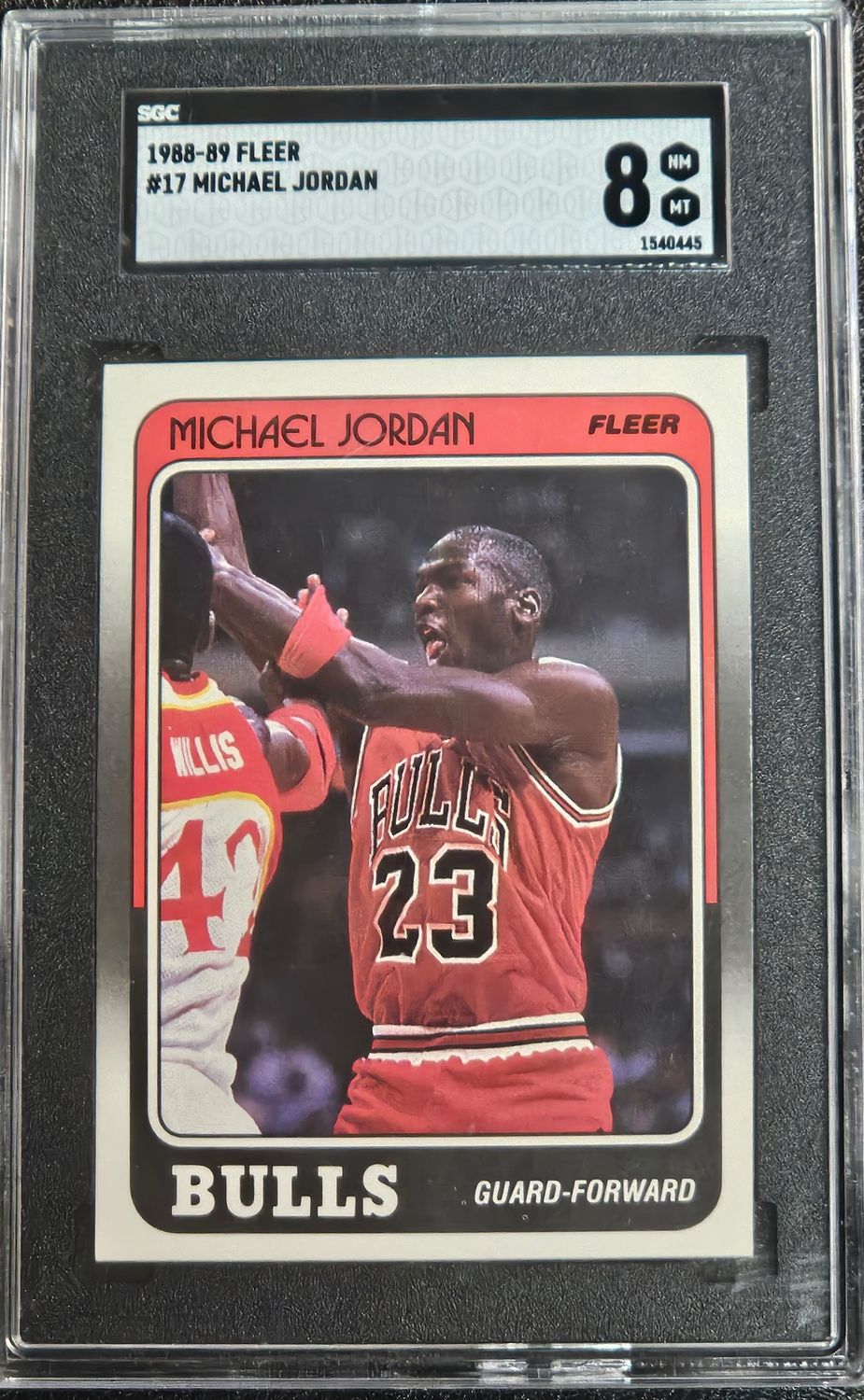 1988 Fleer #17 Michael Jordan SGC 8