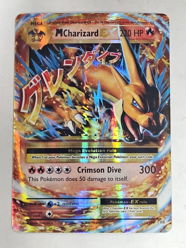 2016 Mega Charizard EX XY Evolutions 13/108 NM
