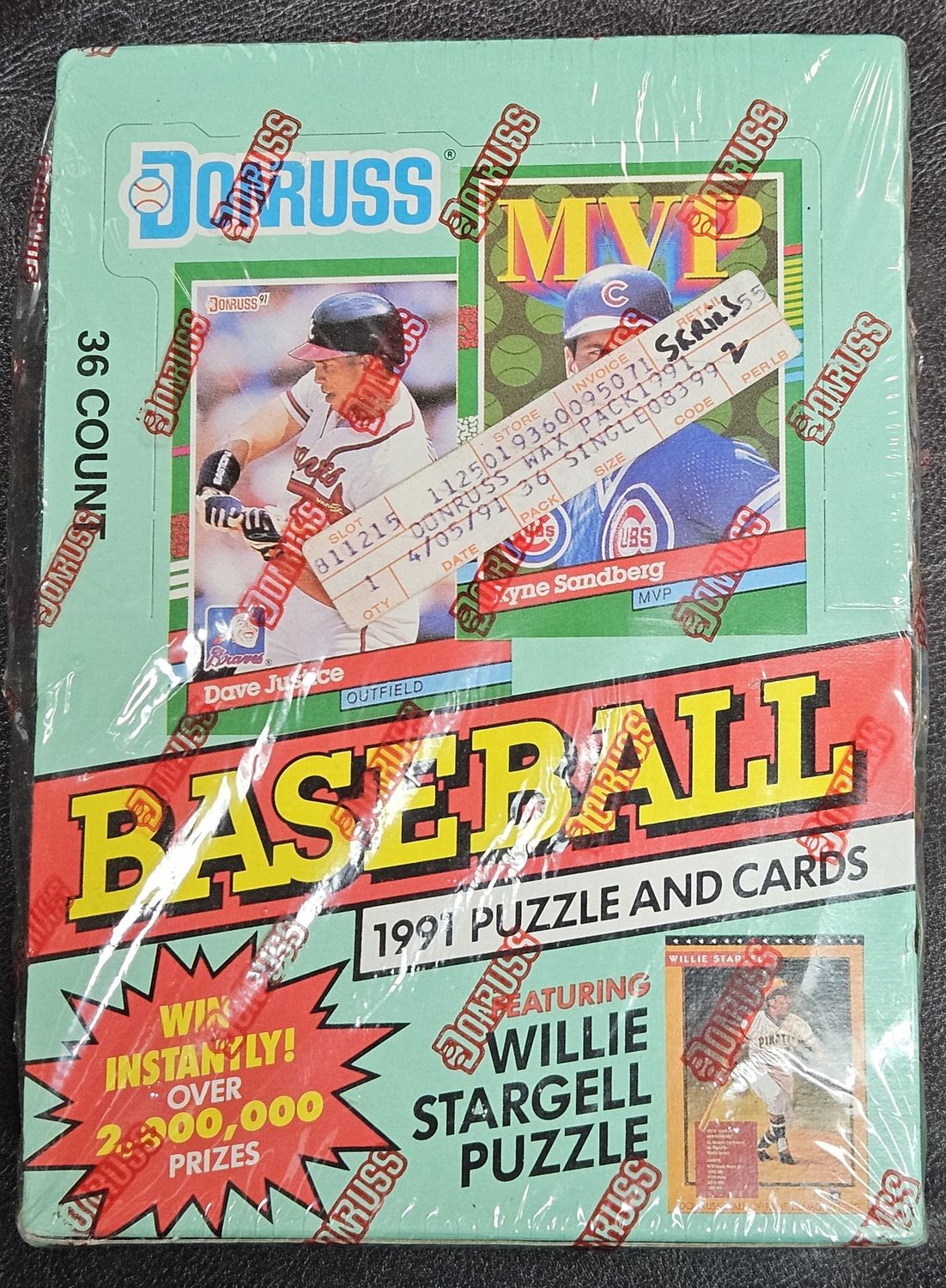 1991 Donruss Baseball Series 2 Unopened Box