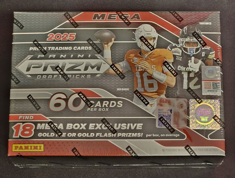 2025 Prizm Draft Football Mega Box