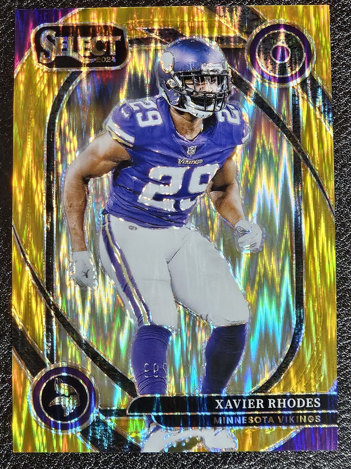2024 Select Xavier Rhodes Gold Shimmer 03/10