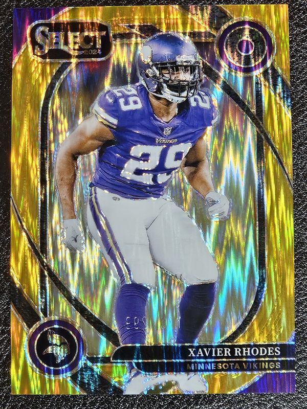 2024 Select Xavier Rhodes Gold Shimmer 03/10