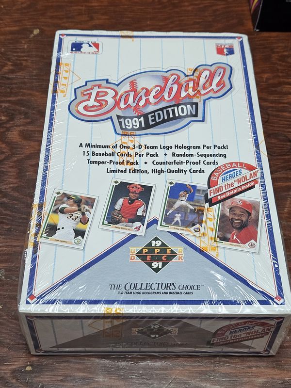 1991 Upper Deck Unopened Box