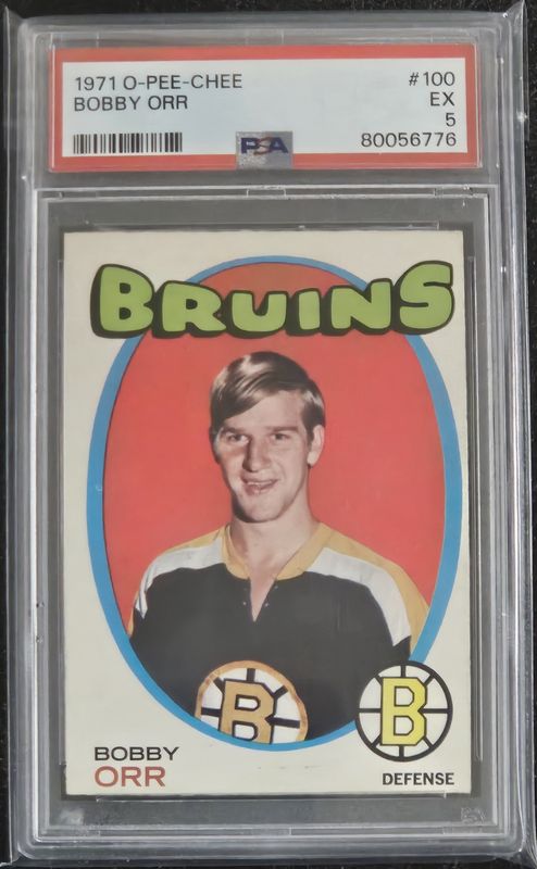1971 OPC #100 Bobby Orr PSA 5 EX