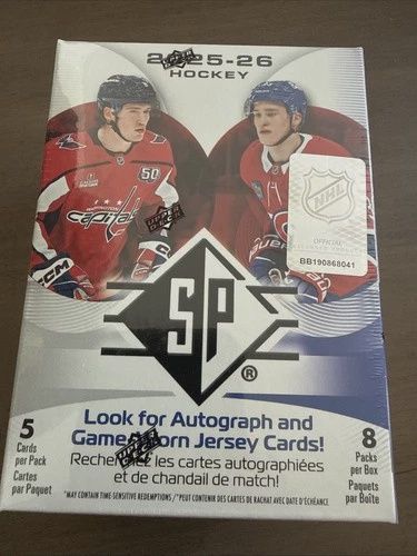 2025-26 Upper Deck SP Hockey Blaster Box