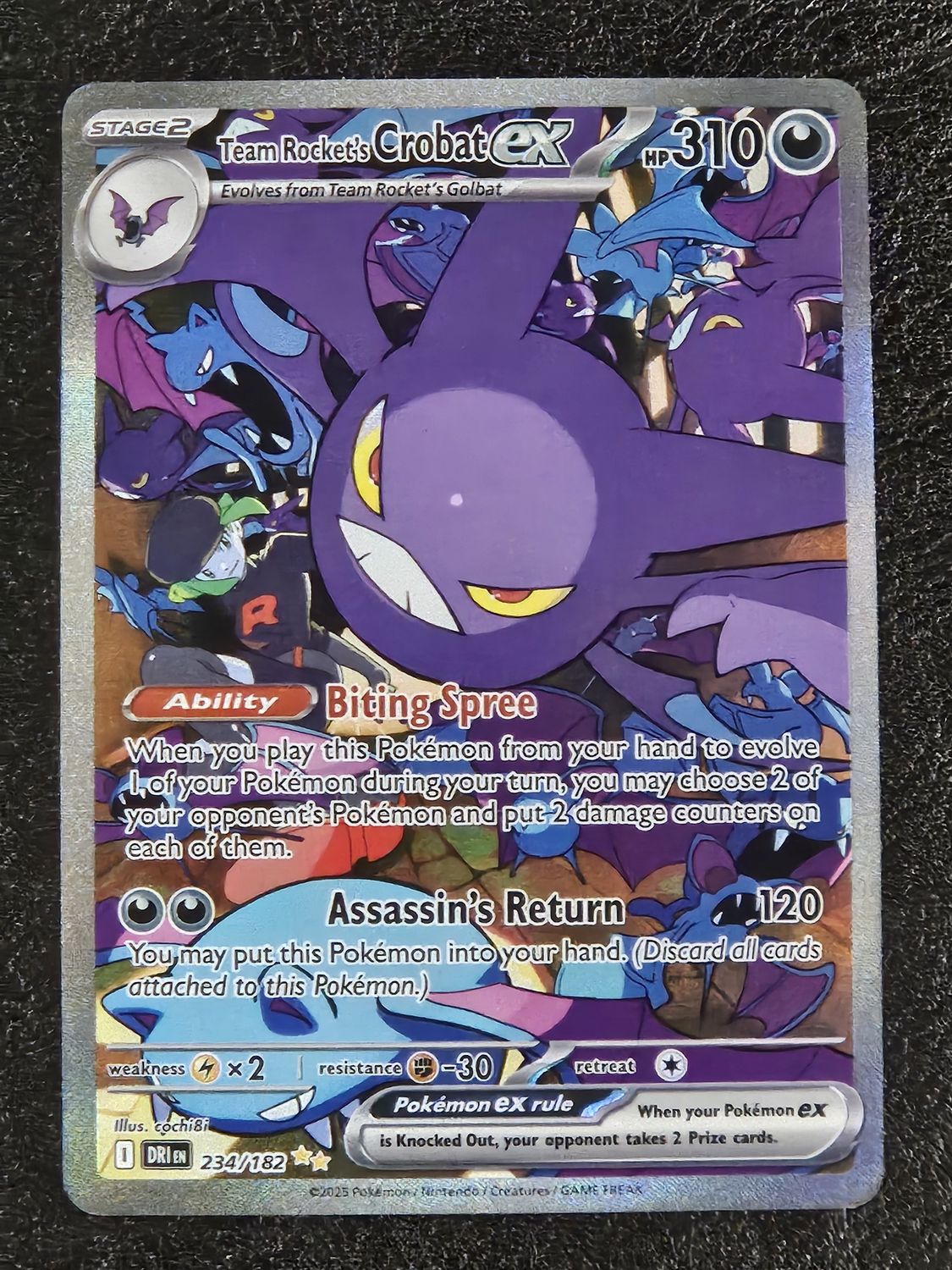 Team Rocket's Crobat 234/182 Destined Rivals
