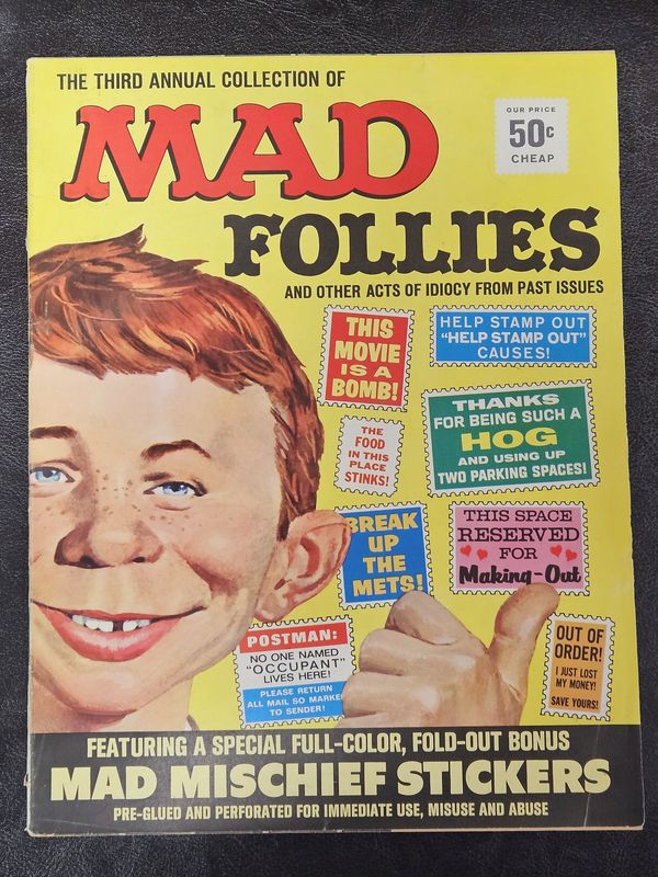 1965 3rd Annual Mad Follies W/Stickers