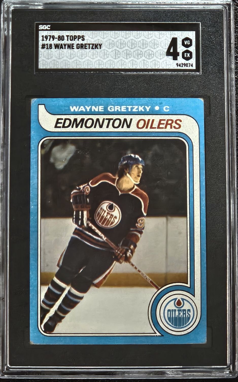 1979 Topps 18 Wayne Gretzky SGC 4