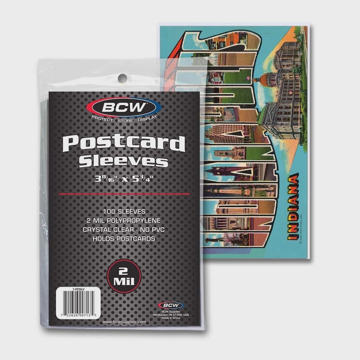 100Ct Post Card Sleeves